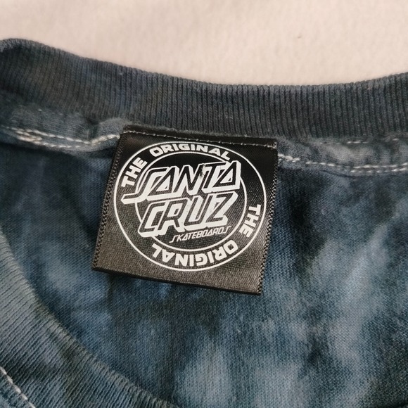 Santa Cruz T Shirt Mens Medium Multicolor Skateboard‎ Short Sleeve Twirl Tie Dye - Picture 3 of 11